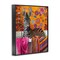 Stupell Industries Zebra Bath with Colorful Towel Framed Giclee, design by Momart